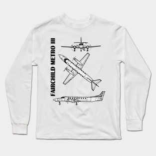 Metro III three views Long Sleeve T-Shirt